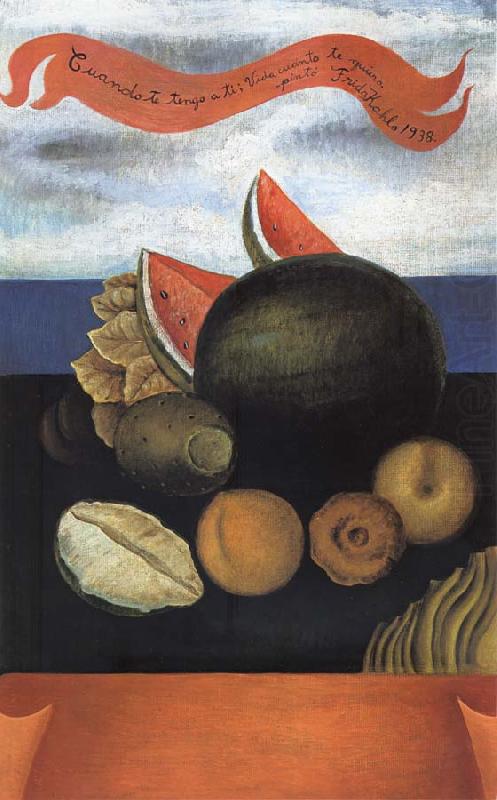 Still Life Life How i love you, Frida Kahlo